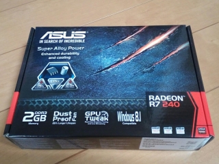 ASUSTek AMD Radeon R7 240搭載ビデオカード 防塵ファン R7240-2GD3-L　003